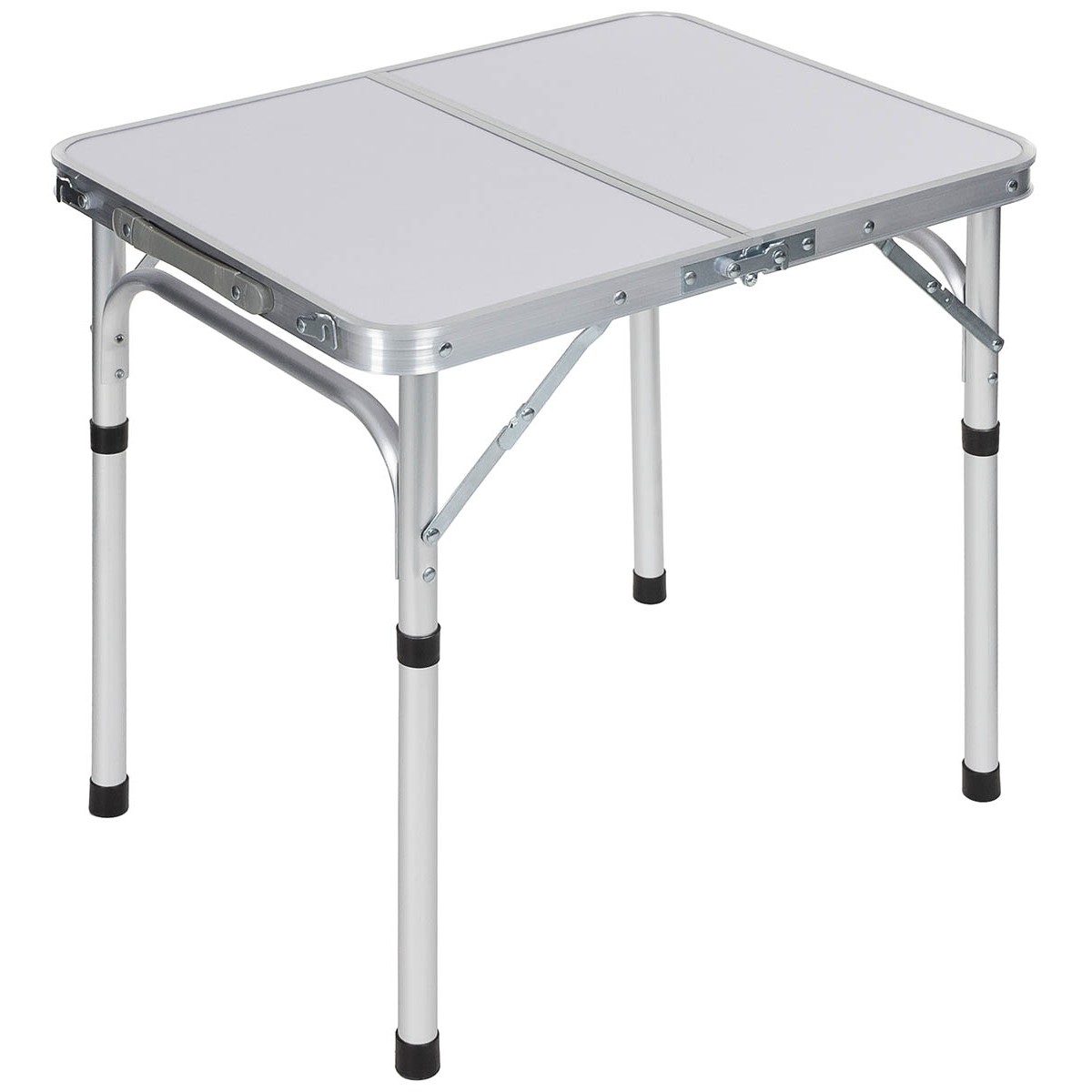 Opvouwbare campingtafel - Aluminium - Draaghendel - 60 x 45 cm