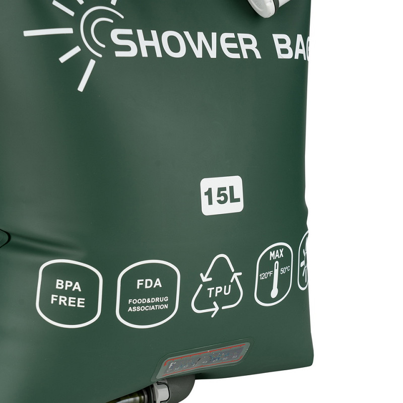 Camping douche Premium 15L TPU | Fosco Industries - Afbeelding 4