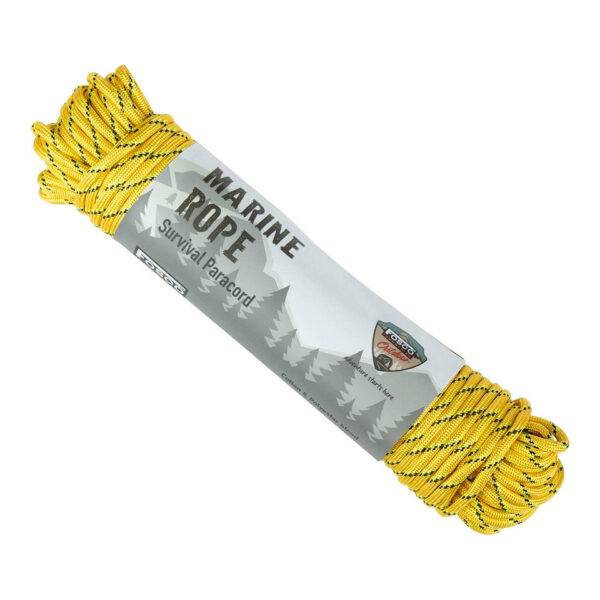 Boottouw 30 meter - 4 mm | Fosco Industries | Meerdere kleuren - Geel
