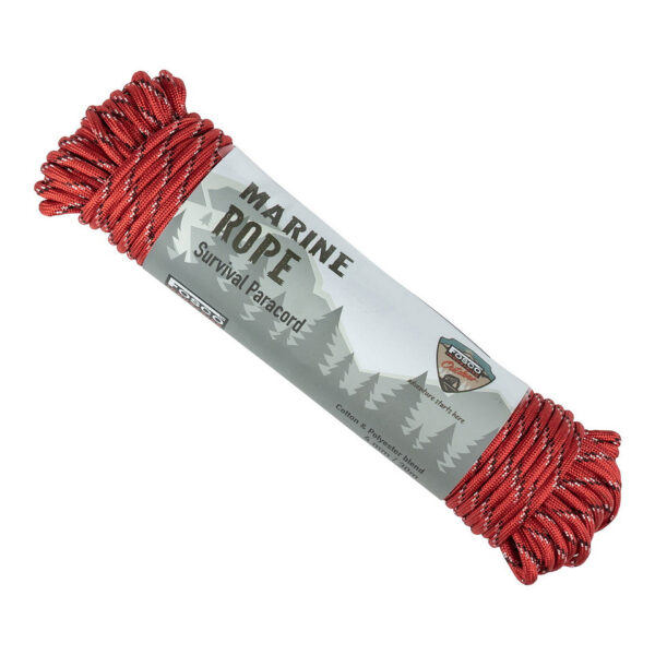 Boottouw 30 meter - 4 mm | Fosco Industries | Meerdere kleuren - Rood
