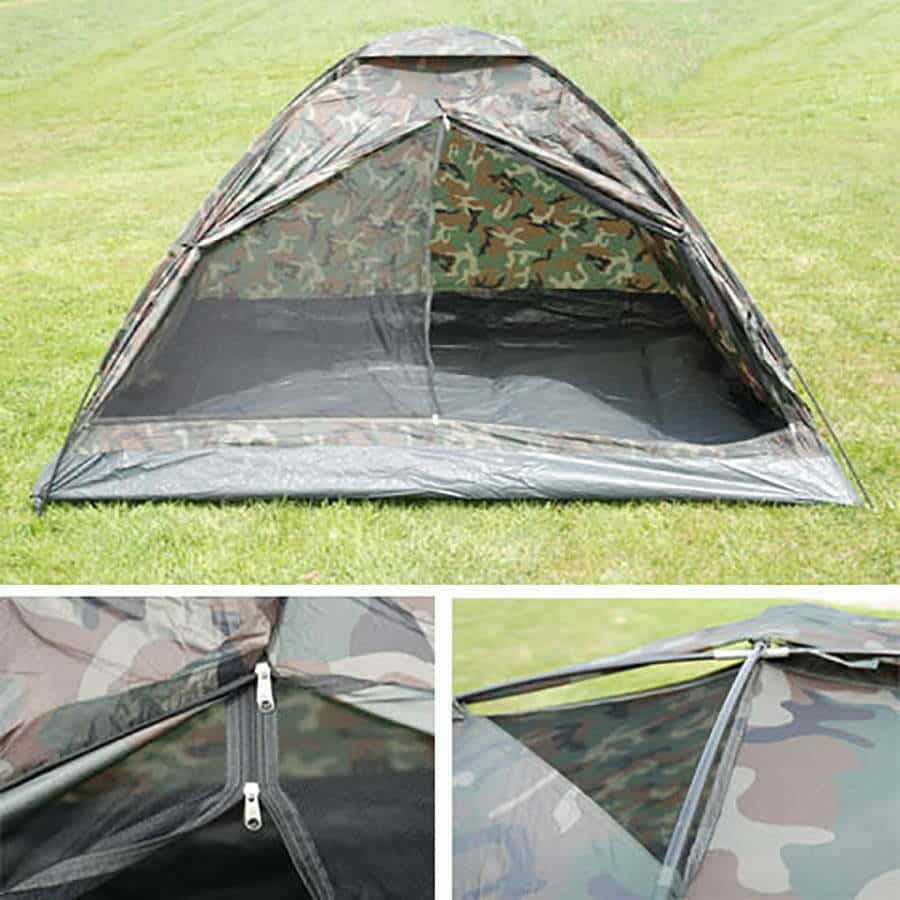 Tent - 3 persoons - 210 x 210 x 130 cm | Woodland | Fosco Industries