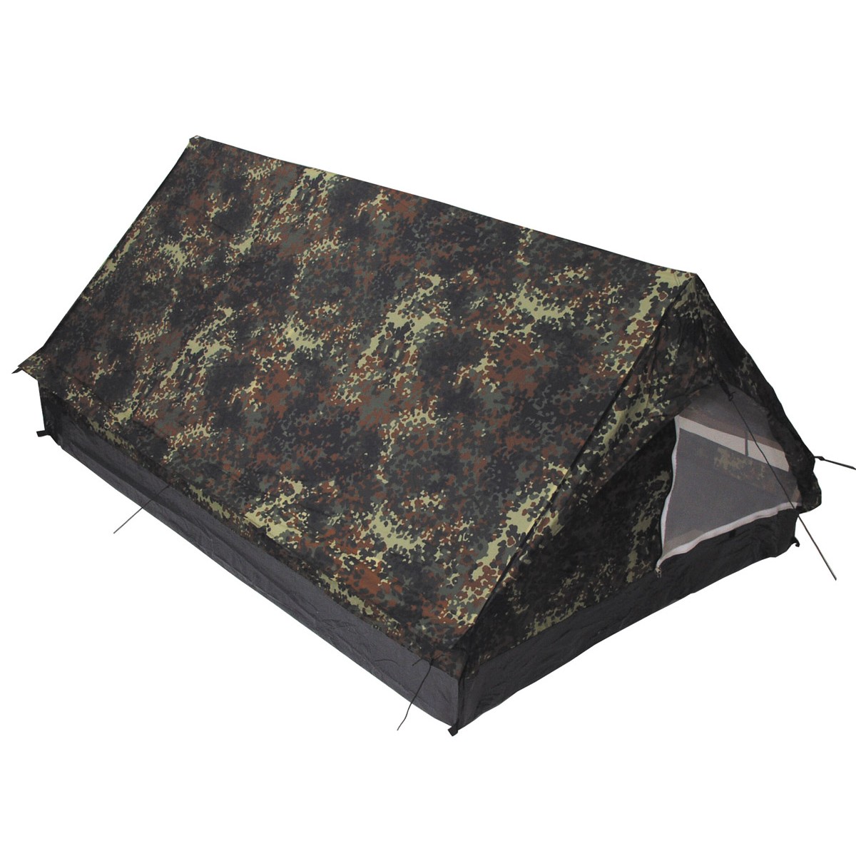 MINIPACK Tweepersoons Tent - 213 x 137 x 91 cm - Flecktarn