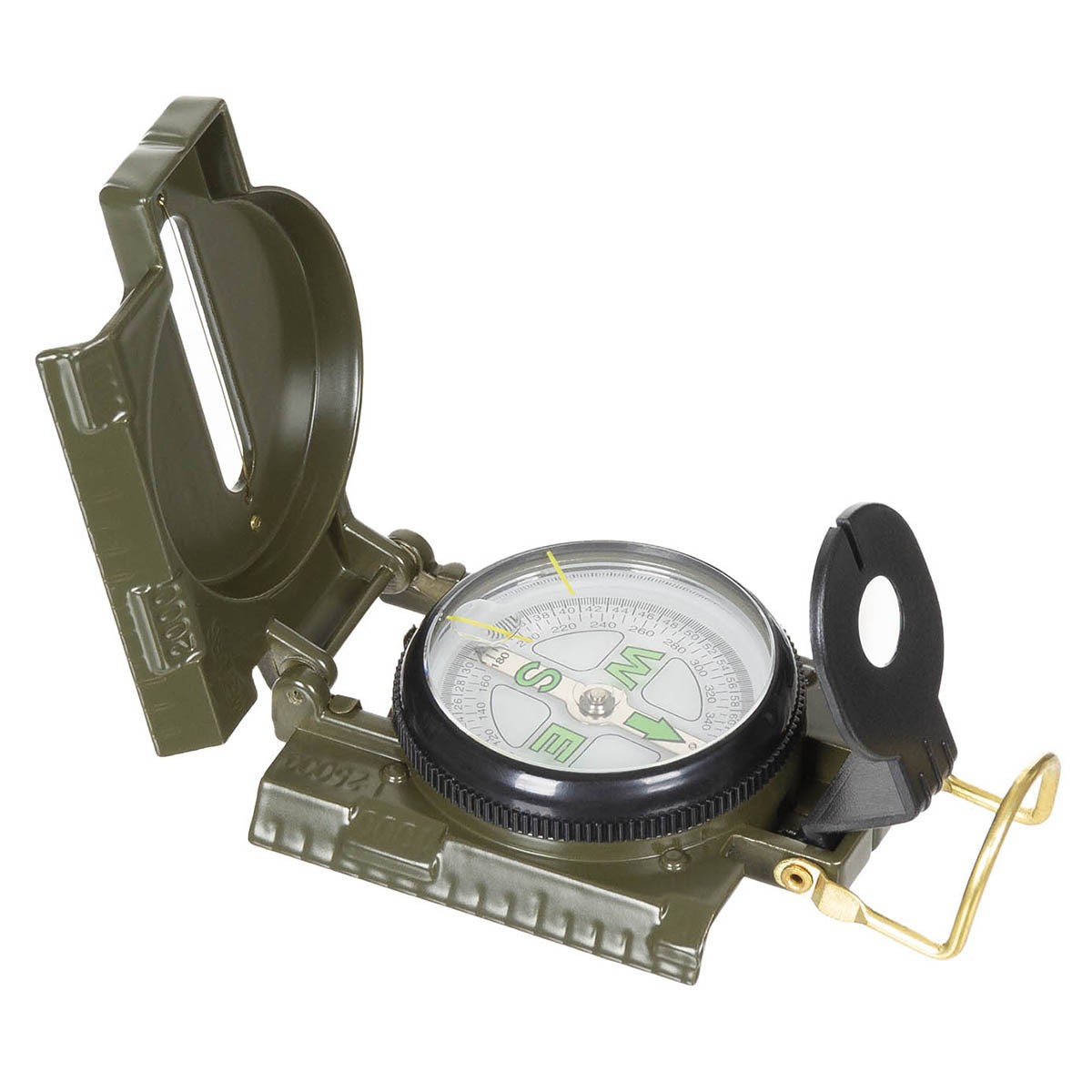 US Ranger Kompas 360° Vloeistofgedempt - Vergrootglas - Metaal | MFH - Afbeelding 2