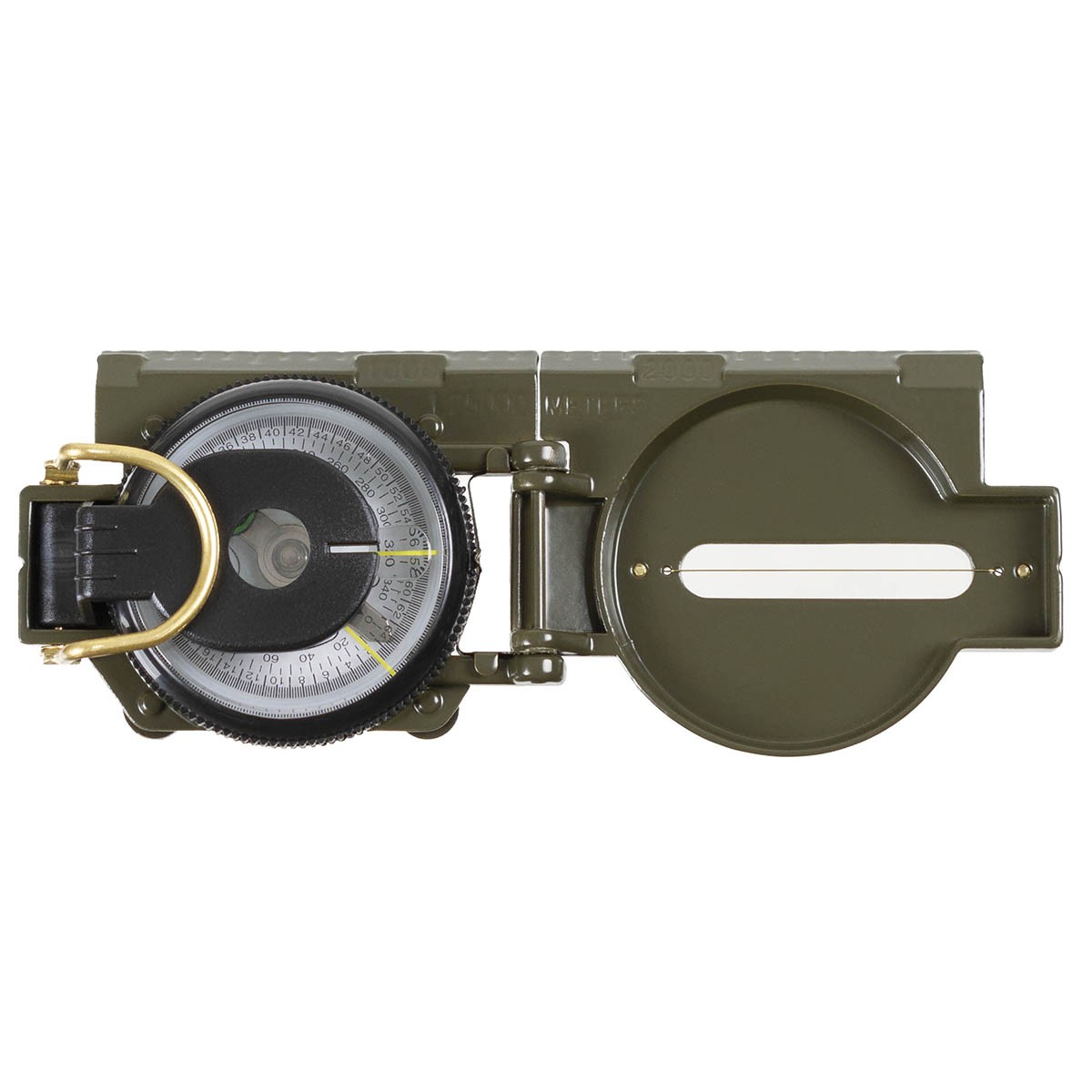 US Ranger Kompas 360° Vloeistofgedempt - Vergrootglas - Metaal | MFH - Afbeelding 4