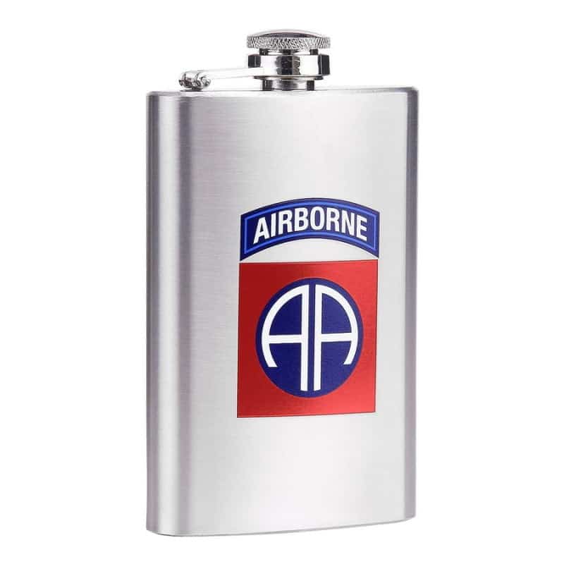 Zakfles - Heupfles | 82nd Airborne - Roestvrijstaal | Fostex WWII Series