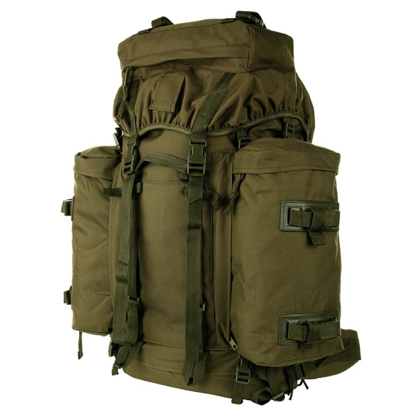 Commando Rugzak 70 liter + 2 x 8 liter zijvakken - Grote backpack rugzak