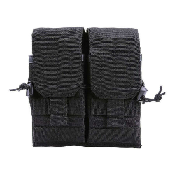 Munitie tas Airsoft dubbel magazijn - Diverse kleuren - Zwart