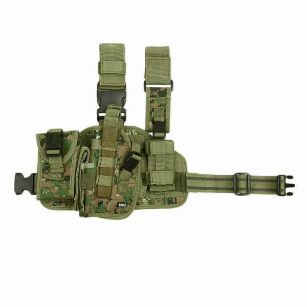 Molle leg holster links. Diverse kleuren - Digital camo