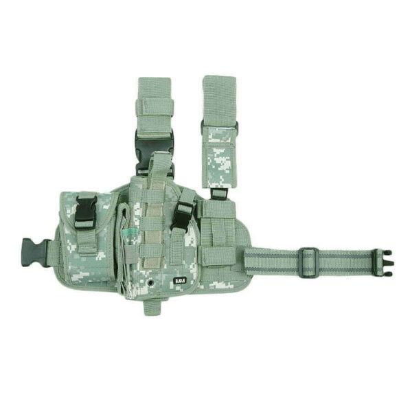 Molle leg holster links. Diverse kleuren - ACU