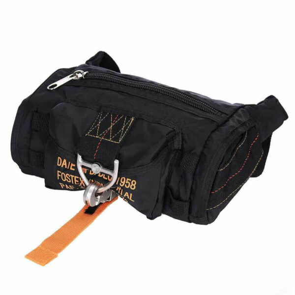 Parachute tas heuptas. Diverse kleuren - Zwart