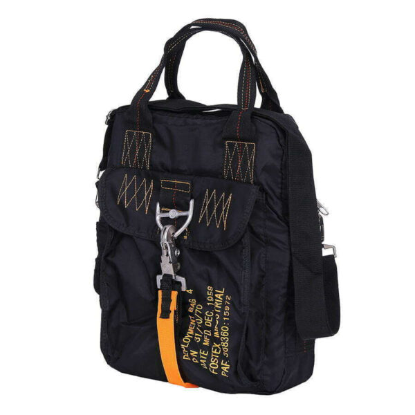 Parachute tas 4/kaart-tas. Diverse kleuren - Zwart