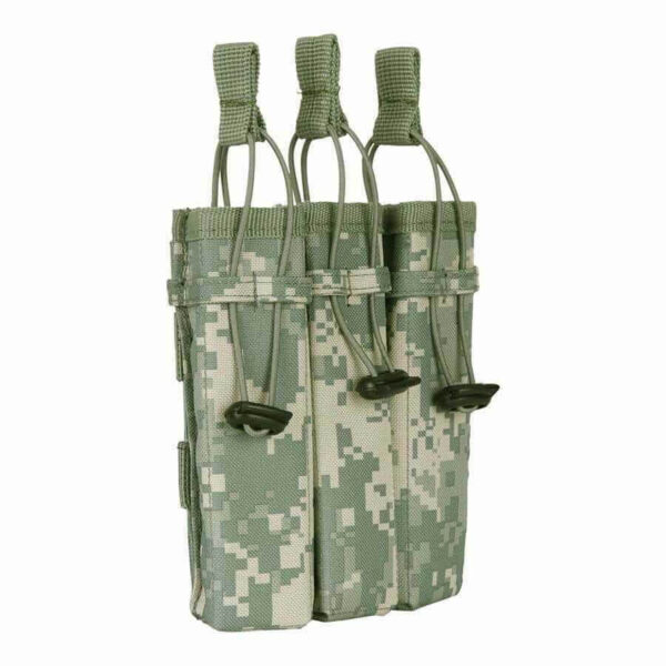 Molle pouch 3 magazijnen. Diverse kleuren - ACU
