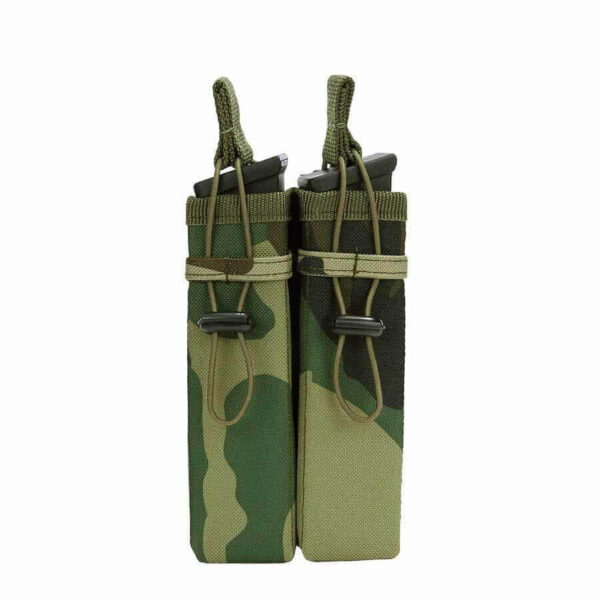Molle pouch 2 magazijnen. Diverse kleuren - Woodland
