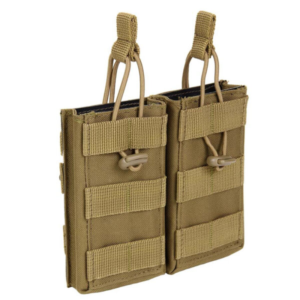 MOLLE Open Magazijnhouder Dubbel | 101 INC. | Meerdere kleuren - Khaki