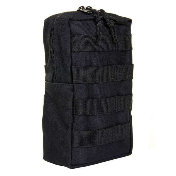 Molle pouch Upright. Diverse kleuren - Zwart