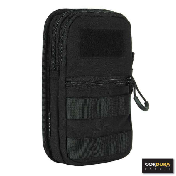 Padded utility pouch Cordura. Diverse kleuren - Zwart