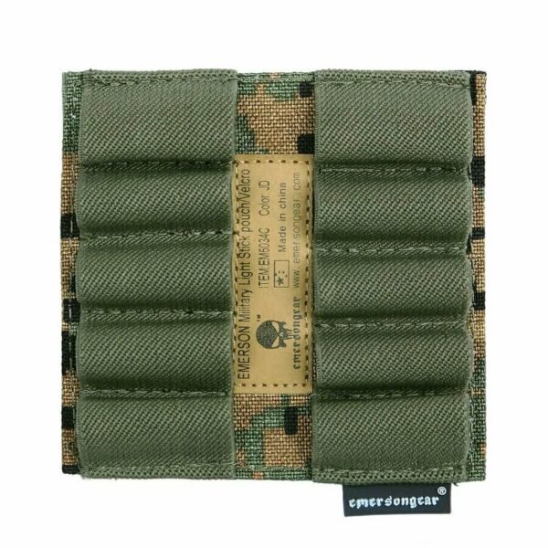 Military lightstick pouch velcro. Diverse kleuren - Digital camo