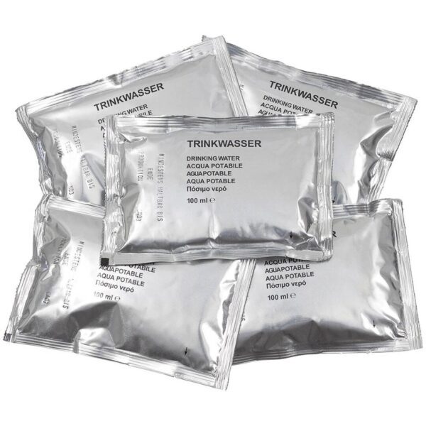Zakjes drinkwater - Lang houdbaar drinkwater (5 x 100 ml) | MFH