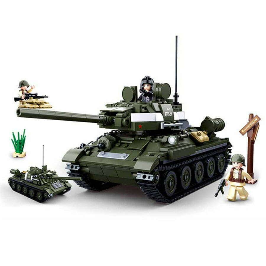 Sluban WWII Allied tank hunter