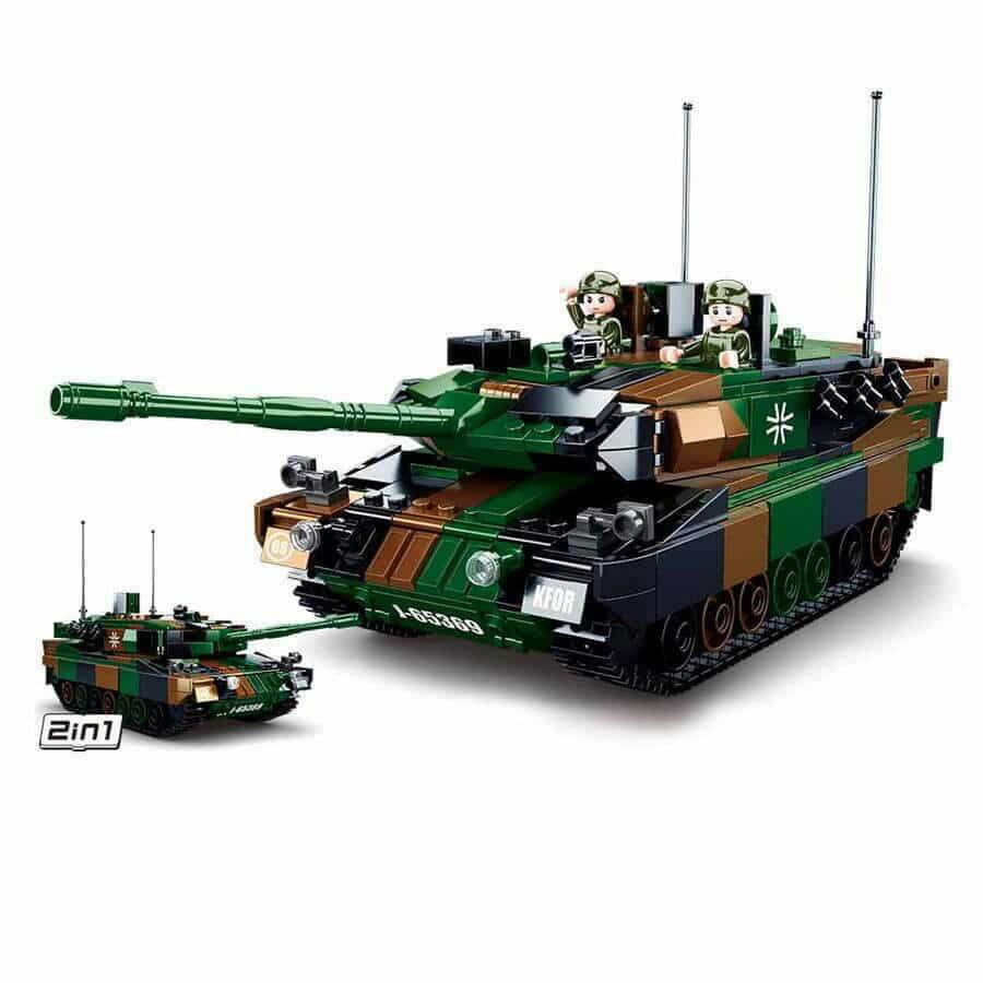 Sluban Duitse Hoofdgevechtstank - Realistisch bouwplezier voor kinderen