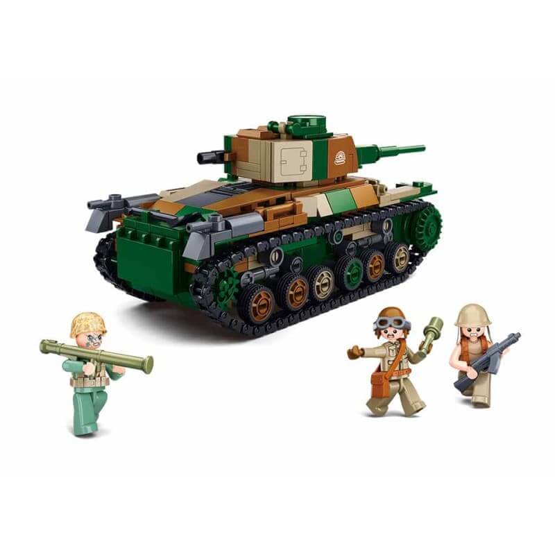 Sluban WWII Type 97 medium tank - Afbeelding 3