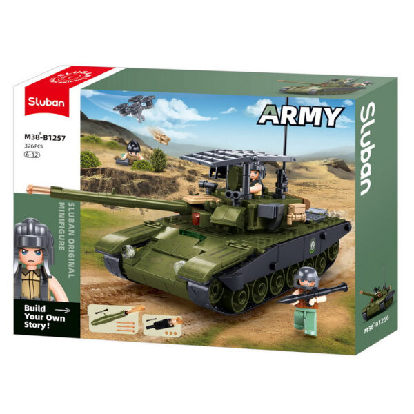 Sluban Army tank IFR T90AS M38-B1257 #16075