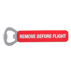 Remove before flight bieropener