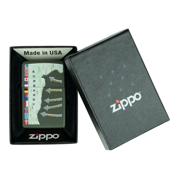 Zippo D-Day Military Map Normandy