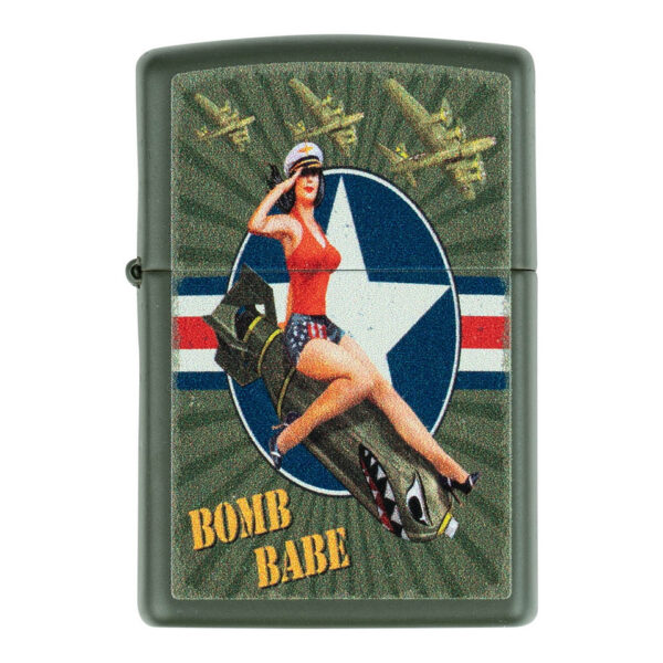 Zippo Aansteker - Windbestendig | Pin Up Bomb Babe