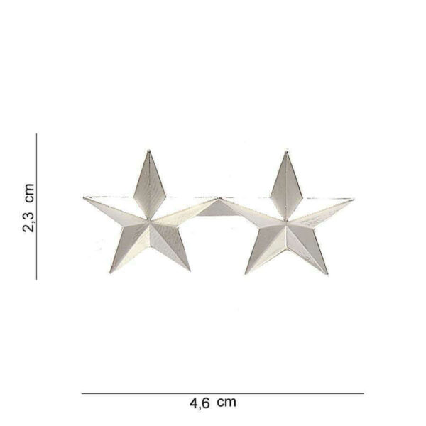 Embleem metaal generaal majoor