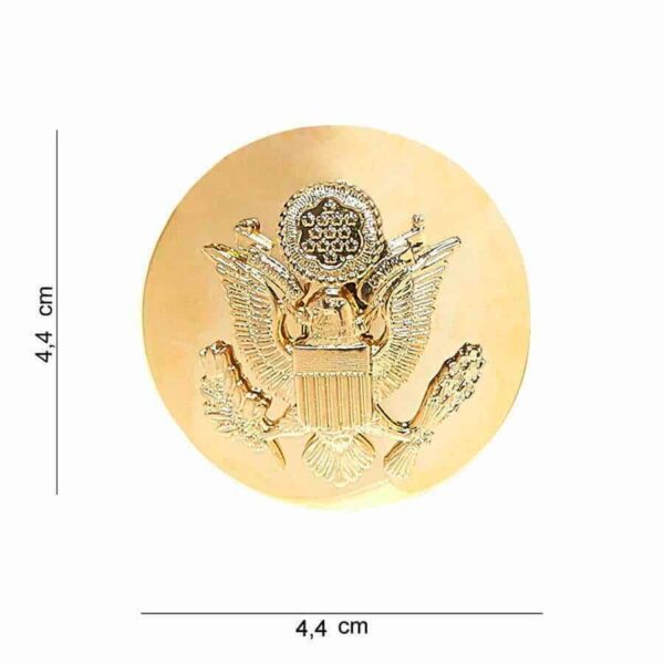 Embleem metaal US eagle goud #6006