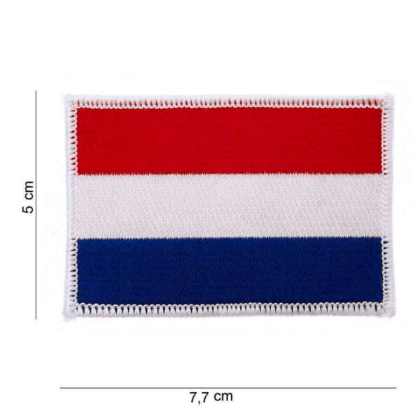 Embleem stof vlag Holland klein