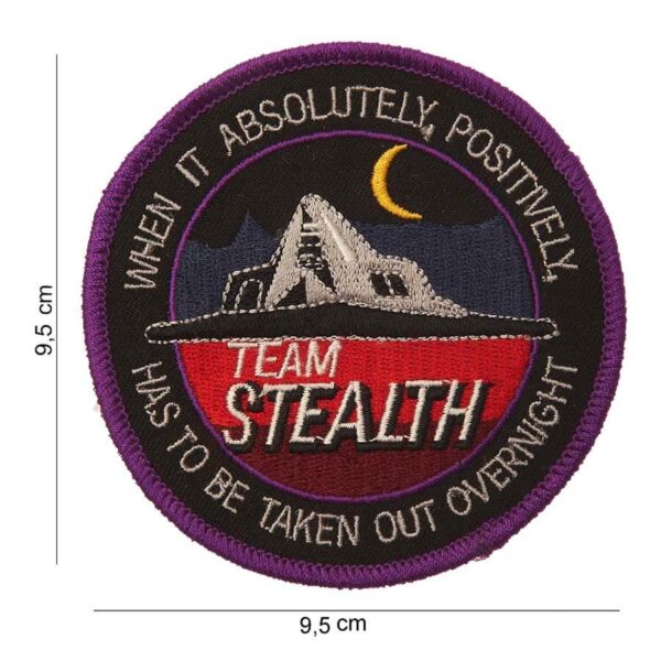 Embleem stof team stealth