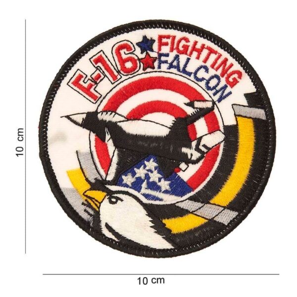 Embleem stof F-16 fighting falcon USA
