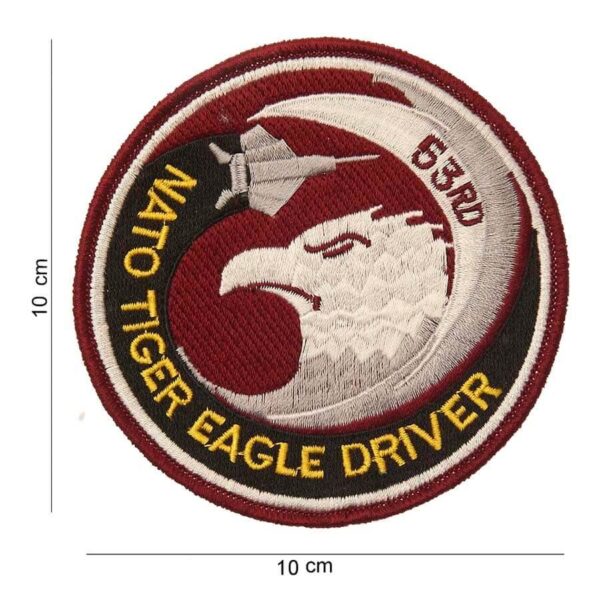 Embleem stof nato tiger eagle driver