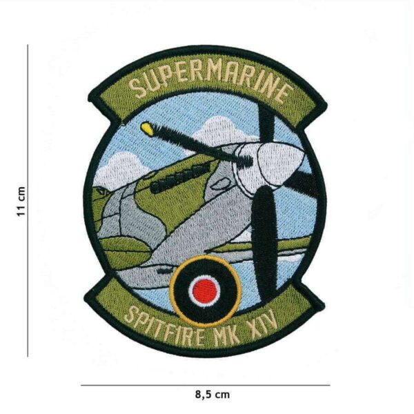Embleem stof Spitfire groen
