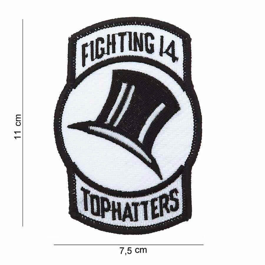 Embleem stof fighting 14 top