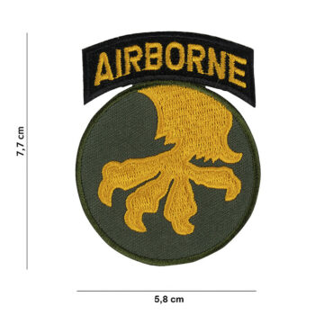 Embleem stof 17th Airborne Division #17066