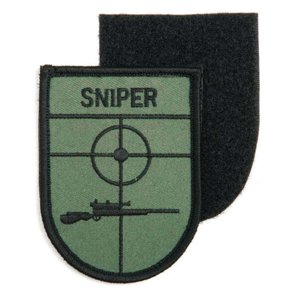 Embleem stof sniper (schild) met klitteband