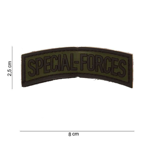 Embleem 3D PVC Special Forces boog groen