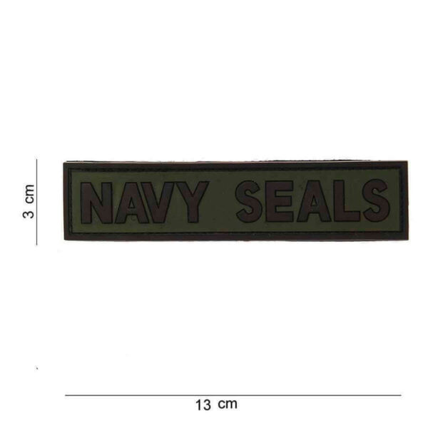 Embleem PVC Navy Seals groen