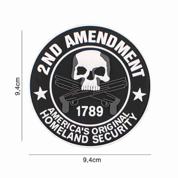 Embleem 3D PVC 2nd Amendment #6106