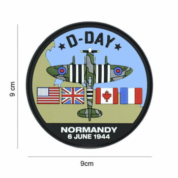 Embleem 3D PVC D-Day Spitfire #7081