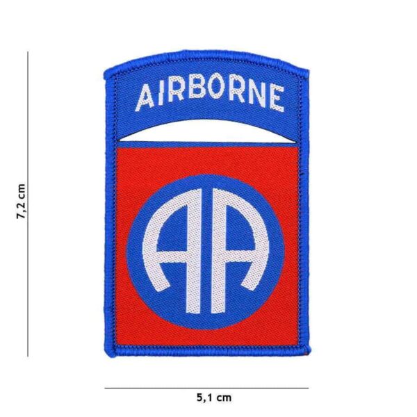 Embleem stof fijn geweven 82nd Airborne #7140