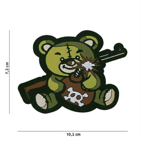 Embleem stof fijn geweven Terreur Teddy