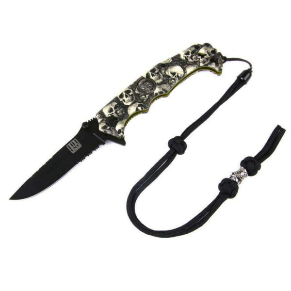 Knife cord with kevlar cord. Diverse kleuren - Zwart