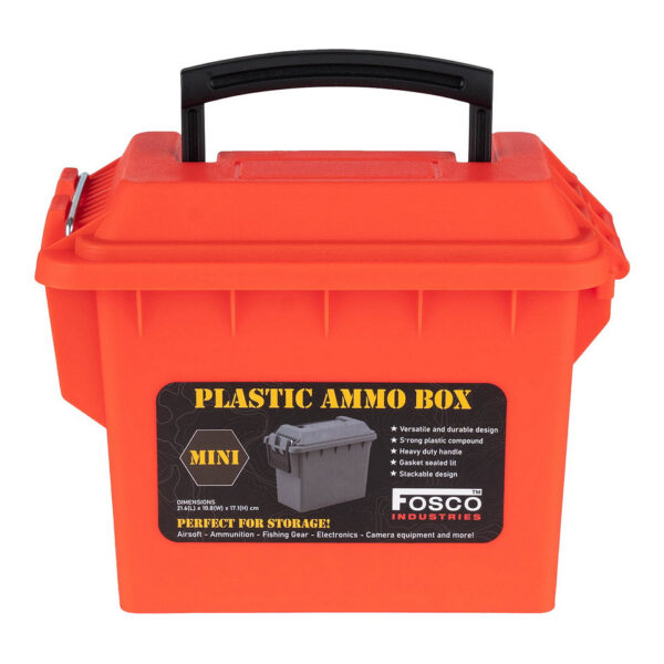 Plastic Munitie Box Mini | Fosco Industries | Meerdere kleuren - Oranje