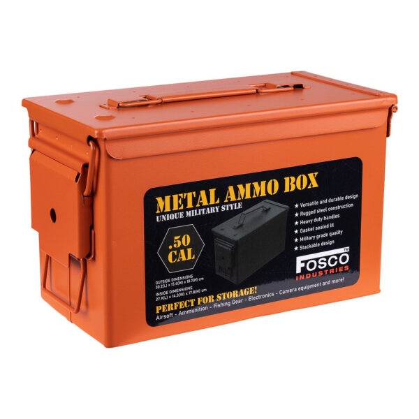 Metalen Munitiekist .50 Cal - Flight Recorder | Oranje