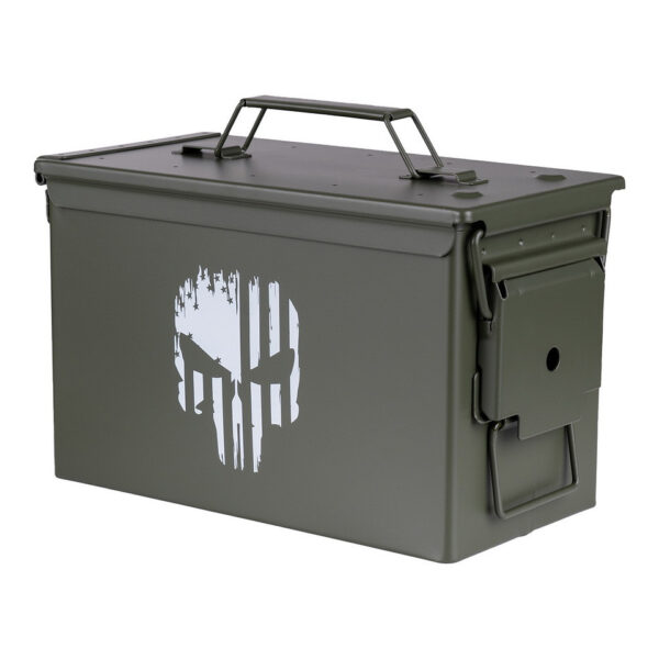 Munitiekist metaal Punisher Skull - Cal. 50 | Fosco Industries