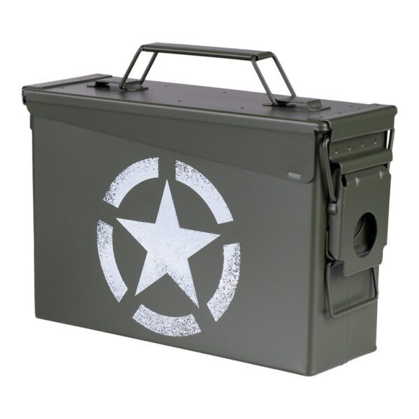 Munitiekist metaal US Army star - Cal. 30 | Fosco Industries